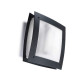 Applique darwin, polycarbonate, gris urbain 