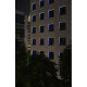 Applique finestra, aluminium et polycarbonate, gris 