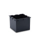 Applique led 20w micenas, aluminium et verre, gris 
