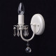 Applique murale argentée classic 1 ampoule 17 cm 