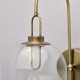 Applique murale laiton loft 1 ampoule 31.5 cm 