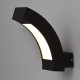 Applique murale noire street 1 ampoule 20 cm 