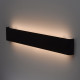 Applique murale noire techno 2 ampoules 3.5 cm 