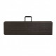 Banc pliant imitation bois marron 