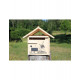Boîte aux lettres en bois créastuce : moulin violet (courte) 
