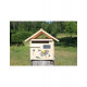 Boîte aux lettres en bois créastuce : l'abeille butine (courte) 