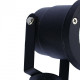 Borne d'extérieur noire street 1 ampoule 28 cm 