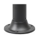Borne d'extérieur noire street 1 ampoule 99 cm 