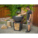 Braséro barbecue "santos" - multifonction, durable, fabriqué en europe 