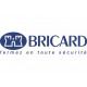 Bricard 15651 cylindre de serrure à protection renforcée 30 + 40 avec bouton alpha 