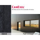 Double lame avec cannelure incurvée CanExel® - Profil RIDGEWOOD - Paquet de 4 lames - Coloris au choix Ebène