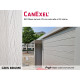 Double lame avec cannelure biseautée CanExel® - Profil VSTYLE - Paquet de 4 lames - Coloris au choix Gris brume
