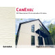 Double lame avec cannelure biseautée CanExel® - Profil VSTYLE - Paquet de 4 lames - Coloris au choix Sahara