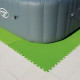 Bestway Protecteurs de sol piscine 8 pcs 81 x cm Vert 