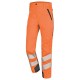 Pantalon de travail stretch été fluo safe - 9b40 - Couleur et taille au choix Orange-Gris