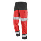 Pantalon poches genoux fluo safe xp - 9b87 - Taille et couleur au choix Rouge-Gris
