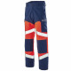 Pantalon silver tech 260 polyester majoritaire - 9072pc - Taille et couleur au choix Rouge-Bleu-marine