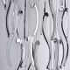 Chandelier argenté megapolis   225 cm 