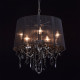 Chandelier chromé elegance 5 ampoules 108 cm 