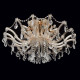 Chandelier doré crystal 6 ampoules 40 cm 