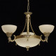 Chandelier laiton classic 3 ampoules 85 cm 