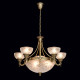 Chandelier laiton classic 5 ampoules 95 cm 