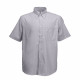 Chemisette de travail fruit of the loom oxford manches courtes Gris