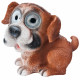 Chien solaire 2 leds 17x17cm 