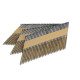 Pointes en bande 34° 2.8x70 Annelées Galvanisées Tête en D - Sans gaz - Boite de 2200 clous - ARCA - SPB343170RSG 
