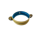Collier de fixation Zinc 7/10ème pour descente d'eau pluviales ronde Ø100 - Couleur au choix Zinc or