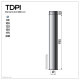 Tdpi1000 conduit double paroi isolé polycombustible longueur 100 cm    inox   ø200 - à l'unité 