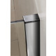 Paroi de douche walk in 800 x 1850 x 6 mm verre anticalcaire avec barre fixation 1400mm       