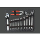 Valise trolley + 136 outils SAM OUTILLAGE fermeture à clé - CP-136N 
