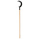 Croissant 1 taillant - 24 cm - Manche bois certifié PEFC 100% (130 cm) - LEBORGNE - 250241 