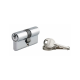 Cylindre de serrure à clé crantée Ecopro nickelé - 30 x 30 - Varié - THIRARD - 00007258 