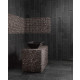 Dallage ardoise noire 60x7cm - vendu par lot de 1.386 m² 