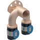 Applique double 90° FlowFit - DN. 20 / 15 - Ø 25 + Ø 25 mm - Rp. 1/2'' - GEBERIT - 620.852.00.1 