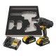 Boulonneuse à chocs DEWALT XR 18V - 1/2' - 2 batteries 5.0 Ah Powerstack - DCF961H2G-QW 