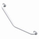 Barre d'appui coudée inox 135° 400x400 mm AKW recouvert d'époxy blanc - 01243WH-LS 