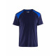 T-shirt bicolore - 33791042 Marine-Bleu-Roi
