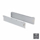 Kit de tiroir pour cuisine Ultrabox gris métallisé hauteur et profondeur au choix (par 10) 118 mm - 450 mm