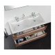 Ensemble meuble salle de bains double vasque 120 cm 