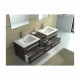 Ensemble meuble salle de bains double vasque primo 