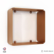 Etagère murale cube Ambre - DECO-GEM L.30 x H.30 x P.15 cm Marron