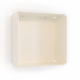 Etagère murale cube DECO-GEM L.30 x H.30 x P.15 cm Amethyste Blanc