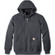 Sweat à capuche Rain Defender quart de zip - T.M - Gris carbone - CARHARTT - S1100617026M 