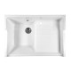 Evier Céramique Timbre D'office Grand Siècle Blanc 90cm 