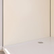 Lot 2 panneaux muraux ivoire 90 et 120x210 cm - profilés de jonction et finition - wall' it - Couleur de finition au choix Noir