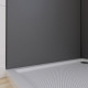 Lot de 2 panneaux muraux gris 90x210 cm - profilés de jonction et finition - wall' it - Couleur de finition au choix Noir