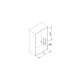 Emuca Penderie rabattable pour armoire Sling, 600 - 830, Plastique blanc, Acier et Plastique 